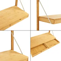 [en.casa] Wandregal Tingvoll 85 x 85 x 36 cm