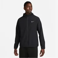 Nike Form Vielseitige Dri-FIT Kapuzen-Trainingsjacke Herren 010 black/reflective silv