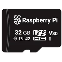 Raspberry Pi microSDHC 32GB UHS-I U3, A2, Class 10