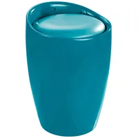 Wenko Badhocker Candy mit abnehmbarem Wäschesack Kunststoff 20 l
