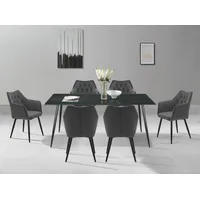 Home Affaire Esstisch »Turah, TOPSELLER!«, (Tisch, Esstisch), mit Glasplatte