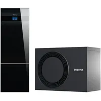 Buderus Luft-Wasser-Wärmepumpe Logaplus WLW186i-4 AR T180 mit integriertem Warmwasserspeicher