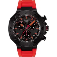 TISSOT T141.417.37.061.01 Herrenuhr T-Race Quartz Chronograph Rot/Schwarz