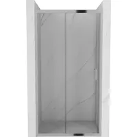 Mexen Apia ausziehbare Duschtür 90 cm, Transparent, Chrom -