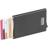 Semptec Urban Survival Technology RFID-Kartenetui, Aluminium, Auswurf-Mechanismus, für EC-Karten