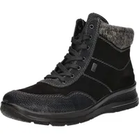 Rieker Damen L7710 Schnürstiefel, Schwarz, 37 EU