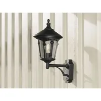 Meine wunschleuchte LED Außenwandleuchte, Wandlaterne im Landhausstil stehend Terrassenlampe