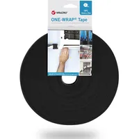 VELCRO® One Wrap® Band 10 mm breit, schwarz, 25