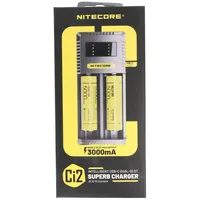Nitecore Ladegerät CI2, intelligentes 2fach Schnell-Ladegerät mit USB-C Ladeport,
