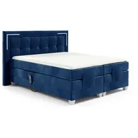 Fun Möbel Boxspringbett Blau,