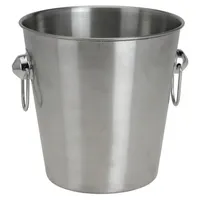 Relaxdays Weinkühler Edelstahl 20 cm Sektkühler Flaschenkühler Champagnerkühler Weinkübel