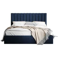 Mirjan24 Polsterbett Blau, Textil, Rechteckig, 120x200 cm, Schlafzimmer, Betten,