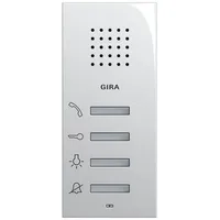 Gira System 55 Audio-Innenstation, Bus-System, Aufputz, reinweiß, 55x127x20mm, Internkommunikation,