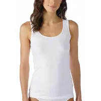 MEY Cotton Pure Tank Top Weiß Baumwolle 42 Damen