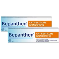 Bayer Bepanthen Antisept. Wundcreme Doppelpack 2X20 g