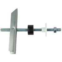 Tecuro Waschtischbefestigung mit Feder-Klappdübel - für Hohlwandmontage