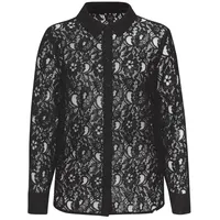 LASCANA Spitzenbluse Damen schwarz Gr.40