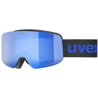 Uvex Pwdr FM - Skibrille - Kinder - Black/Blue