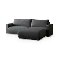 Masseno Ecksofa Turin ¦ grau ¦ Maße (cm): B: