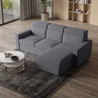 Masseno Ecksofa PADWA mit Schlaffunktion L-Form, Sofa mit Bettkasten,