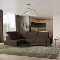 Masseno Ecksofa LERMA mit Schlaffunktion L-Form, Sofa mit Bettkasten,