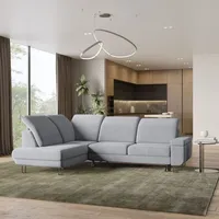 Masseno Ecksofa LERMA mit Schlaffunktion L-Form, Sofa mit Bettkasten,