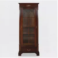 Casa Padrino Luxus Barock Vitrine Dunkelbraun H. 189 cm