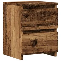 VidaXL Nachttisch Altholz-Optik 30×30×40 cm Holzwerkstoff