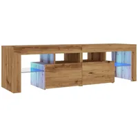VidaXL TV-Schrank mit LED Artisan-Eiche 140x36,5x40 cm Holzwerkstoff