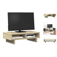 VidaXL Monitorständer Sonoma-Eiche 50x27x15 cm Holzwerkstoff