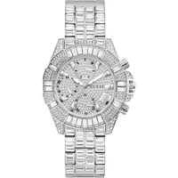 GUESS Damen Multifunktionsuhr ICONIC 40th Anniversary Limited Edition Silber