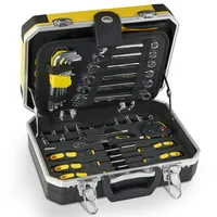 Manocraft 100-teiliger Premium All-in-One Werkzeugkoffer, handlich und rutschfest