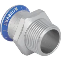 Geberit Mapress Edelstahl Übergang mit AG d54-r2