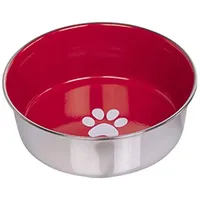 Nobby Edelstahlnapf HEAVY PAW, rutschfest, rot, 20,5 cm 1,90