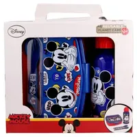 Stor Papierscheren Kindergeschirr-Set Mickey Mouse Happy Smiles Rot Blau