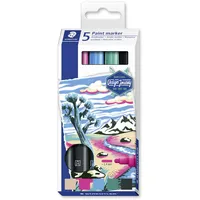 Staedtler Lumocolor Design Journey, deckende, permanente Acryltinte, wisch- und
