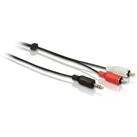 Philips 1,5 m Stereo Y Cable (3,5 mm M