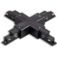 ISOLED 3-Phasen DALI X-Verbinder für Aufbauschiene, schwarz