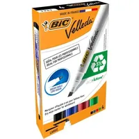 BIC Whiteboardmarker Keilspitze, 3,7-5,5mm, sortiert,