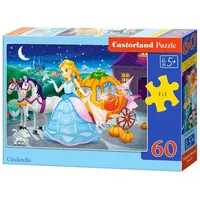 Castorland Puzzle Puzzle Cinderella 60 Teile, Puzzleteile