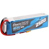 Gens Ace 2500mAh 22.2V 80C 6S1P Lipo Pack with