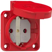 PC ELECTRIC PCE, Steckdose, CEE Schutzkontakt Anbausteckdose rot 16A