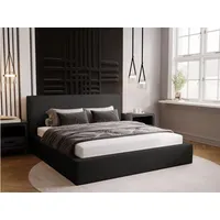 GRAINGOLD Polsterbett 160x200 Monaco - Doppelbett mit Bettkasten, Samtstoff