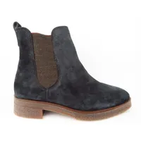Paul Green Leder-Chelsea-Boots in schwarz, - 37,5