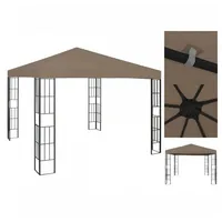 VidaXL Pavillon 3x3 m Taupe