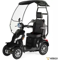 VELECO Faster Seniorenmobil mit Dach und Kapitänssitz - Windschutzscheibe