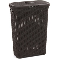 Curver Wäschekorb 40L, Braunes Rattan