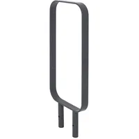 Baumarktplus Fahrradanlehnbügel 115x45 cm Flachstahl 12 mm pulverbeschichtet zum