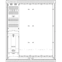 ABN Zähleranschlussschrank SAS, APZ, 5pol 3x Leerplatz(250x1200), HAK