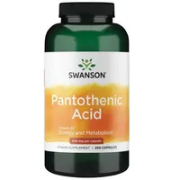 Swanson Pantothensäure 500 mg 250 Kapseln